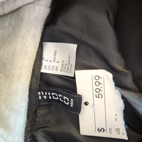 H&M Wool Blend Felted Jacket with Hood, size 8 - Picture 7 of 12